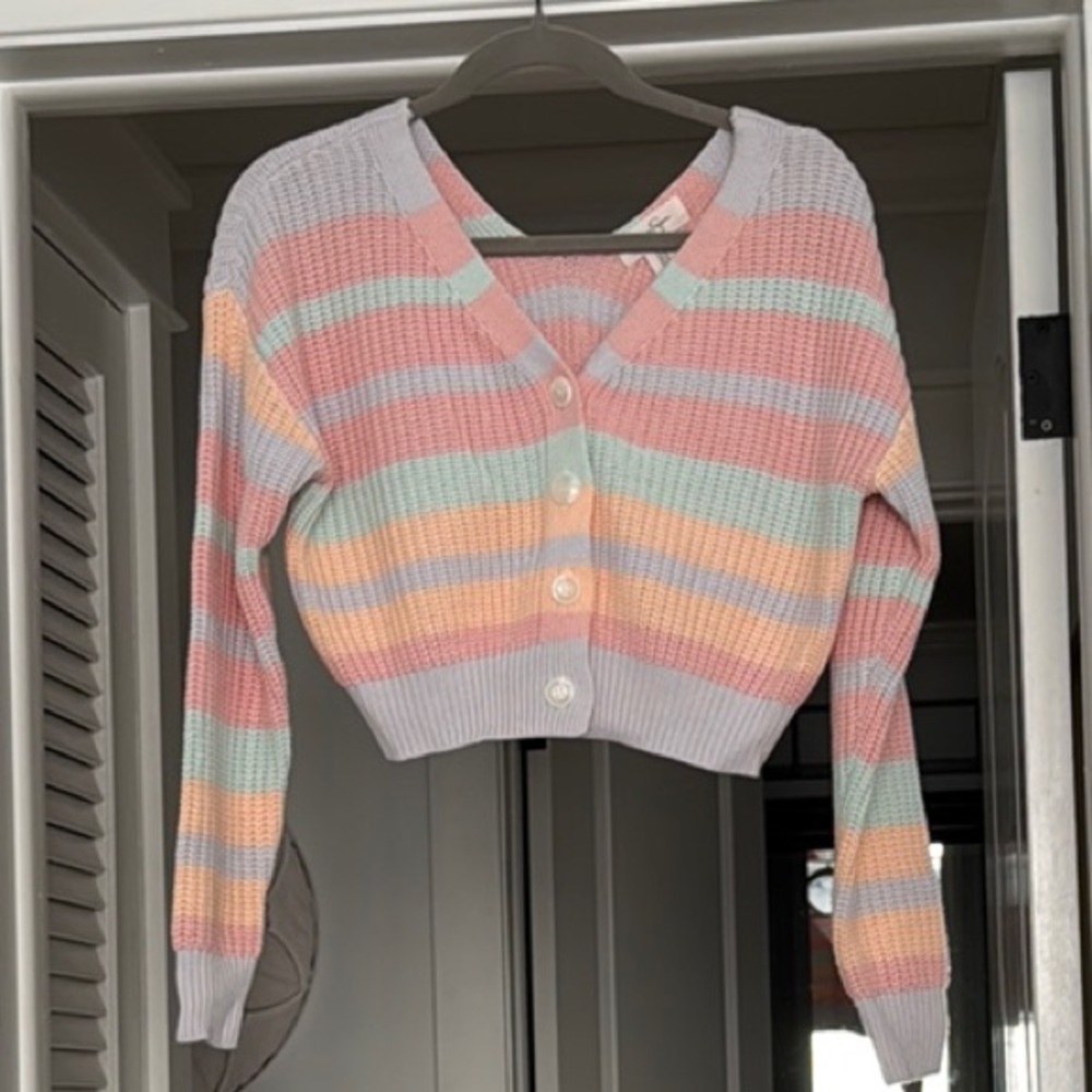 Cropped Cardigan Sweater